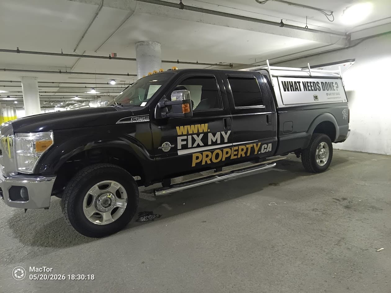 MacTor Fix My Property work truck — Toronto GTA